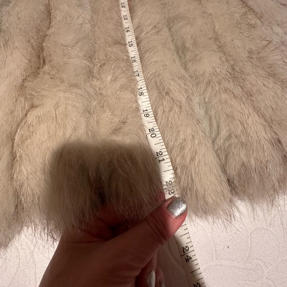 Vintage Blue/Silver Fox Fur Car Coat - Picture 11 of 11